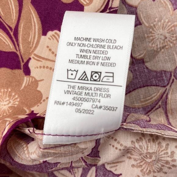 Favorite Daughter | NWT The Mirka Floral Open Back Peasant Fall Maxi Dress 0 - Picture 13 of 15